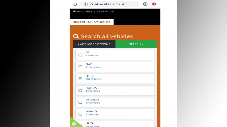 Mobile update to website
